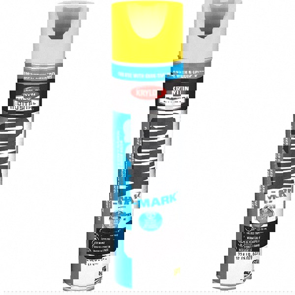 Striping & Marking Paints & Chalks; Product Type: Marking Paint ; Color Family: Yellow ; Composition: Water Based ; Color: Yellow ; Container Size: 22.00 oz ; Coverage: 864